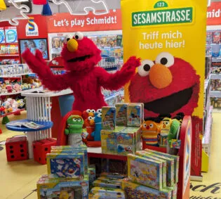 Elmo aus der Sesamstrasse