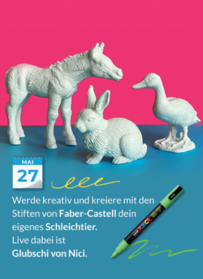 werde kreativ mit den Faber Castell stiften