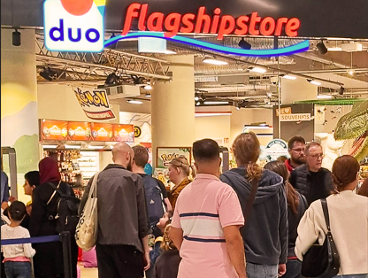 Eingang duo flagshipstore