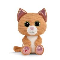 Kuscheliger Plüsch-Katze in getigertem Design, 25cm...