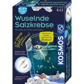 Kreatives Experimentier-Set mit salzkrebse, um die Urzeit lebendig werden zu lassen.