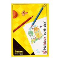 Weißer Malblock in A4-Format mit 100 Blatt, 70g und...