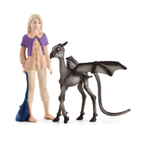 Handbemaltes Schleich Harry Potter Luna und Thestral...