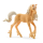 Blaues Einhorn-Figur aus der Schleich-Bayala-Serie mit Sonnenstein-Design.