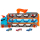 Rotes Hot Wheels 2-in-1 Rennbahn Transporter mit integrierter Rennstrecke und Platz für bis zu 14 Fahrzeuge