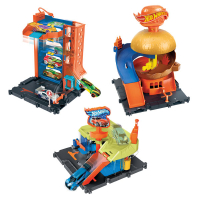 Hot Wheels City Downtown Rennbahn-Sortiment mit Looping...