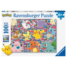 Puzzle mit 100 Teilen, Motiv Pokémon Bereit zu kämpfen.