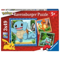 Drei 49-teilige Ravensburger Puzzles mit...