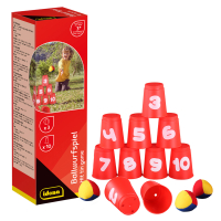 Ballwurfspiel mit 10 Bechern und 3 Bällen für...