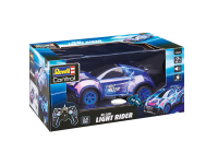 Silbernes RC-Auto Light Rider im Maßstab 1:16 mit LED-Lichtern und Fernbedienung