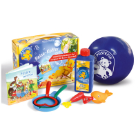 Pustefix Reise-Koffer Set mit 250ml Fläschchen -...