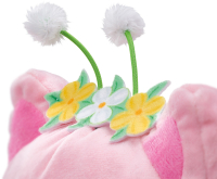 Plüsch-Katze aus Gabbys Dollhouse mit feinem rosa Fell und glitzernden Flügeln