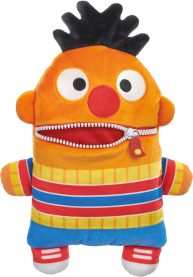 Plüschfigur Ernie aus der Sesamstraße, 30cm groß, idealer Sorgenfresser für Kinder.