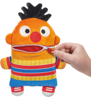 Plüschfigur Ernie aus der Sesamstraße, 30cm groß, idealer Sorgenfresser für Kinder.