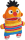 Plüschfigur Ernie aus der Sesamstraße, 30cm groß, idealer Sorgenfresser für Kinder.