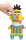 Plüschfigur Bert mit Sorgenfresser-Design aus der Sesamstraße, ca 34cm groß