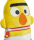 Plüschfigur Bert mit Sorgenfresser-Design aus der Sesamstraße, ca 34cm groß