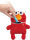 Plüschiger Sorgenfresser Elmo aus der Sesamstraße, 27 cm groß mit bunten Details