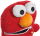 Plüschiger Sorgenfresser Elmo aus der Sesamstraße, 27 cm groß mit bunten Details