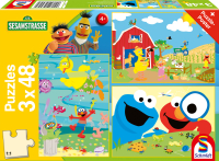 Puzzle für Kinder mit Sesamstraßen-Motiv,...