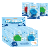 Wasserbombe wiederverwendbar rot blau grün 6cm 3fach...