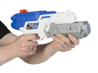 Wasserblaster Super Splash 32cm in Blau mit Pumpfunktion und großer Reichweite