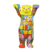 Miniatur Buddy Bär Berlin in Karree-Form, 22 cm...