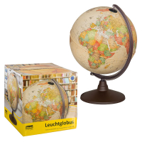 Antiker Leuchtglobus mit 30 cm Durchmesser und...