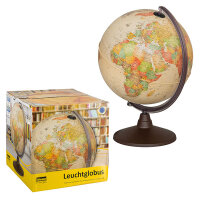 Antiker Leuchtglobus mit 30 cm Durchmesser und...