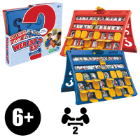 Brettspiel Wer ist es? mit bunten Ratekarten und lustigen...