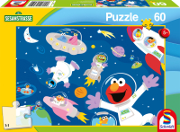 Puzzle Sesamstraße im Weltall mit 6 Teilen für...