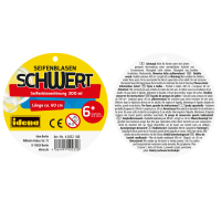 Idena Seifenblasenschwert inkl. Seifenblasenflüssigkeit 60cm 2fach sortiert