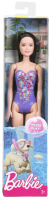 Barbie-Beach-Puppe im Sortiment, verschiedene Designs mit bunten Badeanzügen und weichen Haaren