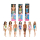 Barbie-Beach-Puppe im Sortiment, verschiedene Designs mit bunten Badeanzügen und weichen Haaren.