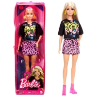 Modische Barbie Fashionistas Puppe im Sortiment mit verschiedenen Outfits und Accessoires