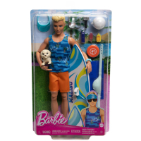 Barbie Surf-Puppe Ken & Hund Accy