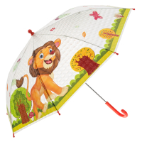 Bunter Regenschirm mit Löwenmotiv, automatischem...