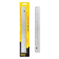 Silbernes Aluminium-Lineal, 30 cm lang, ideal für...