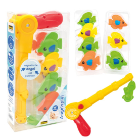 Angelset für Kinder mit magnetischer Angel, Fisch-Spielzeug und 8 Teilen.
