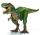 Graues Tyrannosaurus Rex Dinosaurier-Spielzeug aus Kunststoff, 14 cm groß, detailgetreu gestaltet.