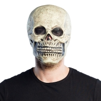 Schwarze Gesichtsmaske mit coolem Totenkopf-Design und...