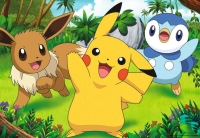 Puzzle mit 2x24 Teilen - Pokémon Pikachu und seine Freunde