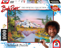500-teiliges Puzzle Bob Ross Spiegelungen mit einem...