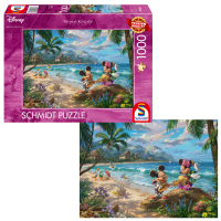 Puzzle Disney Micky Freunde Hawaii, 1000 Teile - bunt und...