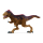 Kleines Spielzeug-Dinosaurier-Figur Moros intrepidus aus Kunststoff.