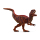 Dinosaurier-Figur Allosaurus in realistischem Design aus Kunststoff.
