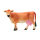 Braune Schleich Farm World Jersey Kuh Figur aus Kunststoff mit realistischen Details und einer Größe von 8cm.