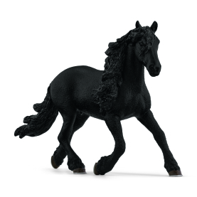 Schleicht Horse Club Friese Hengst Figur, 11,2cm hoch, detailgetreue Gestaltung und hochwertige Verarbeitung.