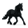 Schleicht Horse Club Friese Hengst Figur, 11,2cm hoch, detailgetreue Gestaltung und hochwertige Verarbeitung.