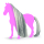 Schleich Sofias Beauties: Graues Spielzeugpferd mit langem Haar und Beauty-Accessoires.